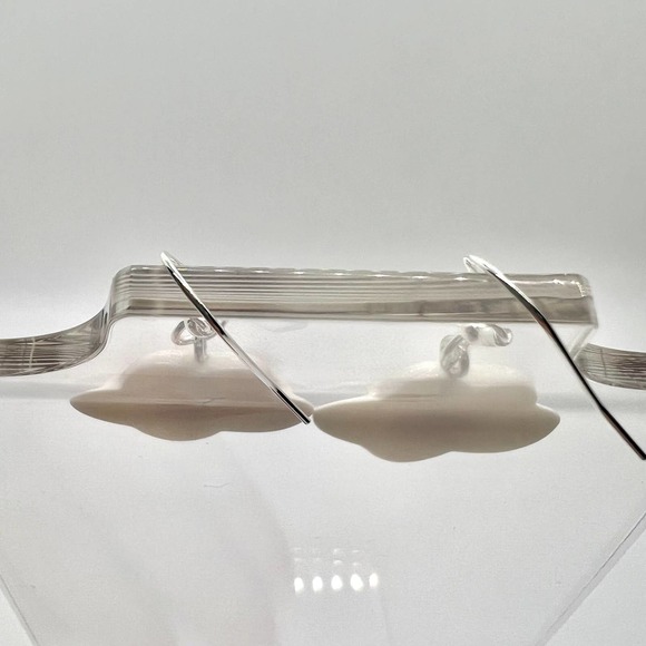 Fried Egg Earrings - Breakfast Earrings - Diner Earrings - Waitress Earrings - Picture 4 of 9